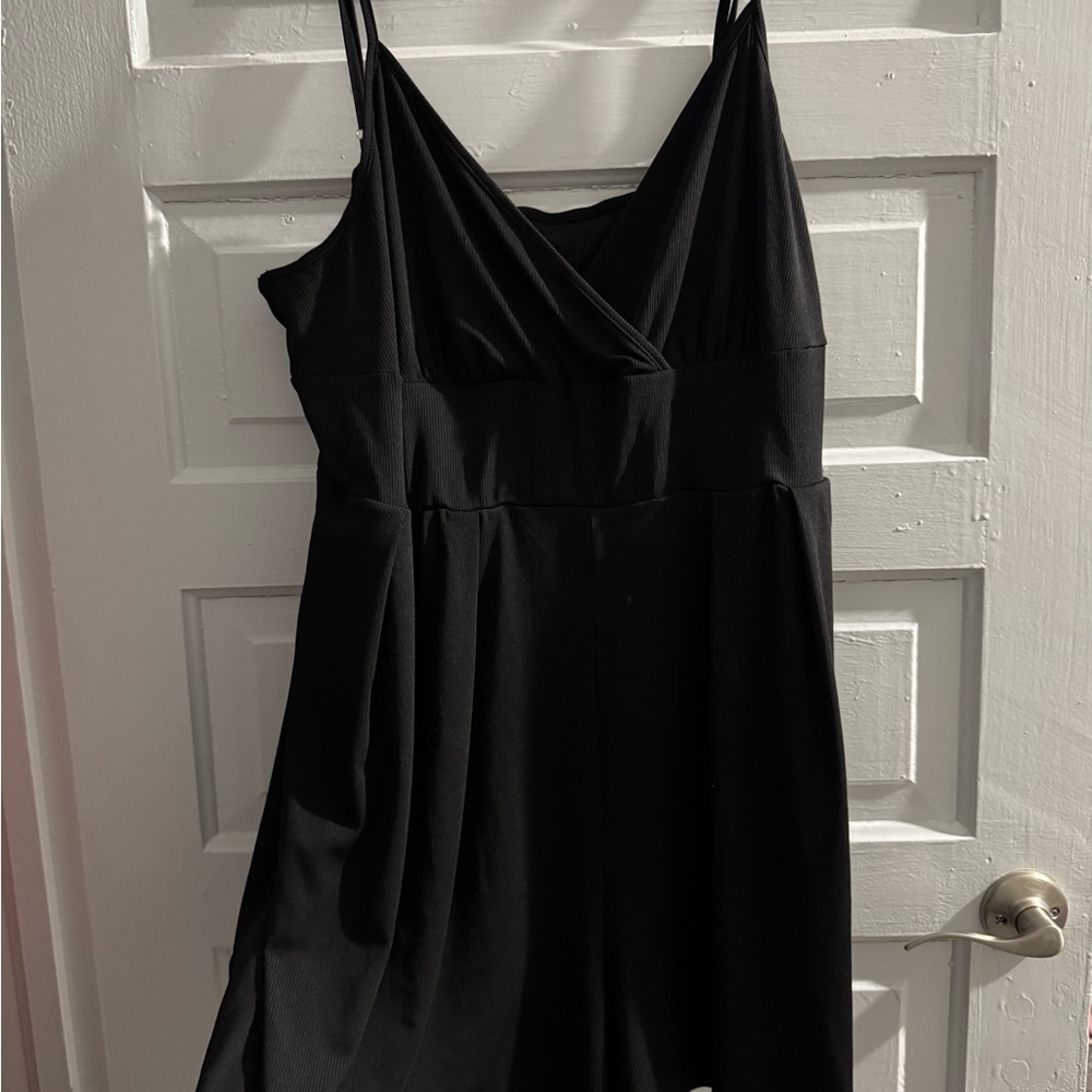 Elegant Black Maternity Jumpsuit